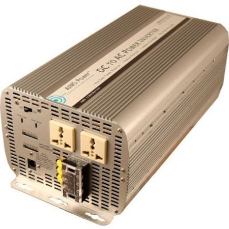 AIMS POWER Power Inverter, Modified Sine Wave, 10,000 W Peak, 5,000 W Continuous, 2 Outlets PWRINV5K24012W